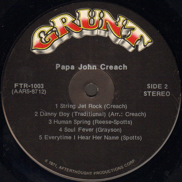 Papa John Creach - Papa John Creach - LP