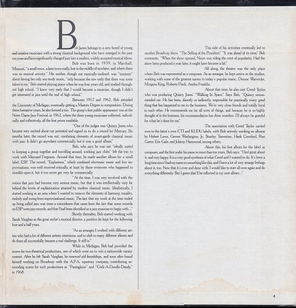 Bob James - One - LP