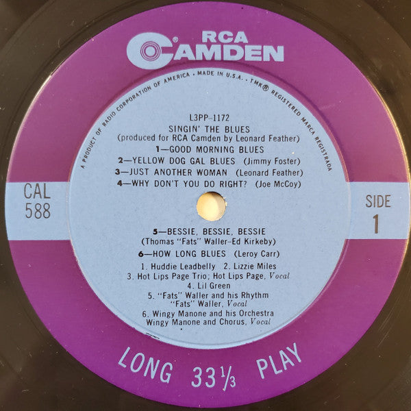 Various - Singin' The Blues - LP