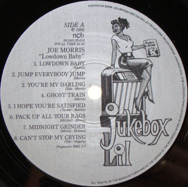 Joe Morris Orchestra - Lowdown Baby - LP