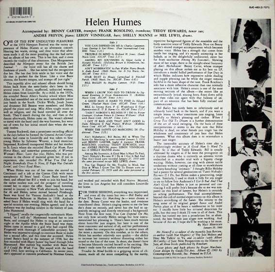 Helen Humes - 'Tain't Nobody's Biz-ness If I Do - LP