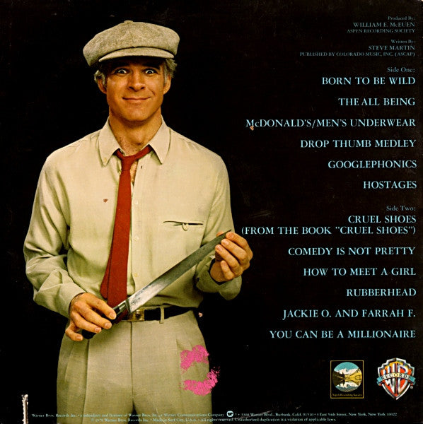 Steve Martin  - Comedy Is Not Pretty - LP