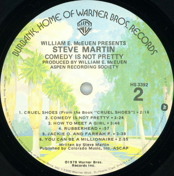 Steve Martin  - Comedy Is Not Pretty - LP
