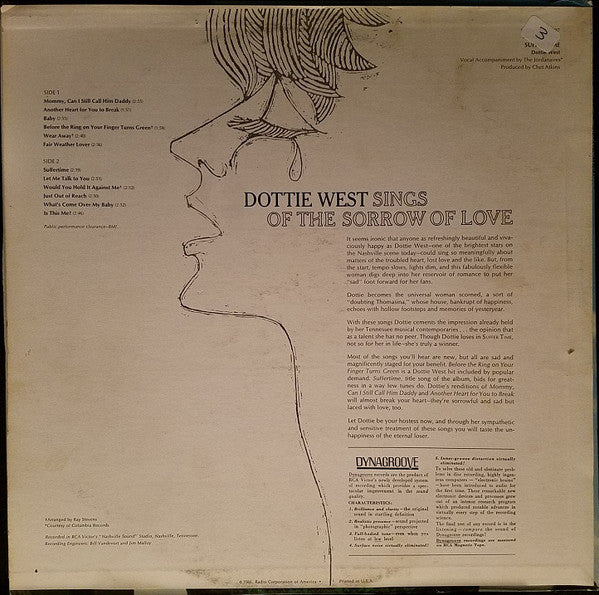Dottie West - Suffer Time - LP