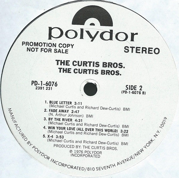 The Curtis Bros. - The Curtis Bros. - LP