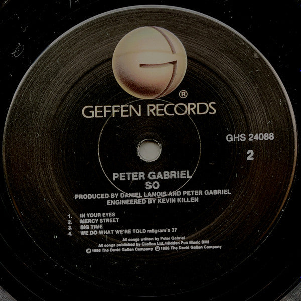 Peter Gabriel - So - LP