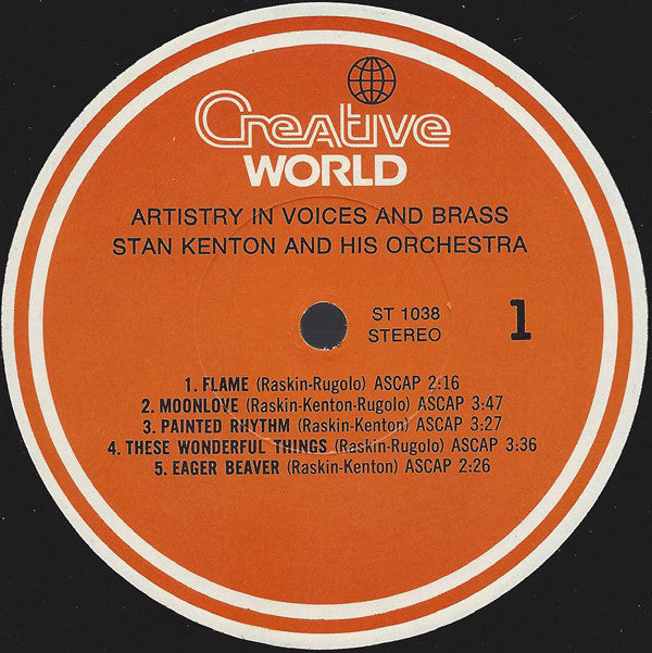 Stan Kenton - Artistry In Voices And Brass - LP