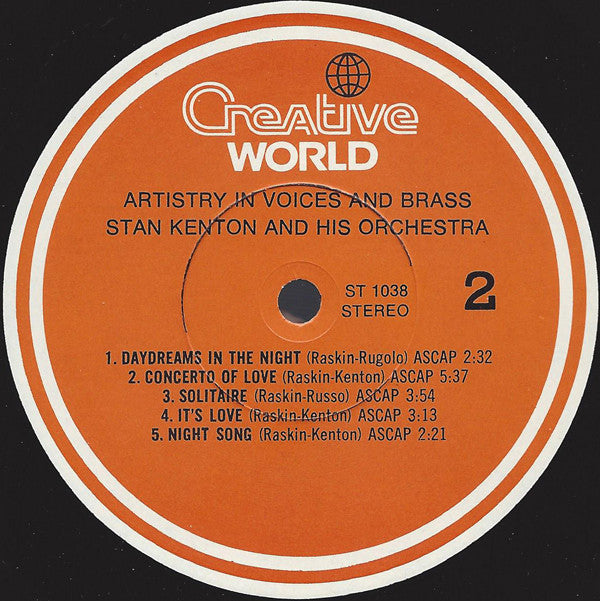 Stan Kenton - Artistry In Voices And Brass - LP