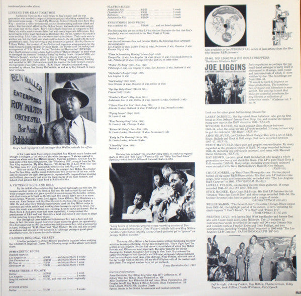 Roy Milton & His Solid Senders - The Grandfather Of R&B - LP