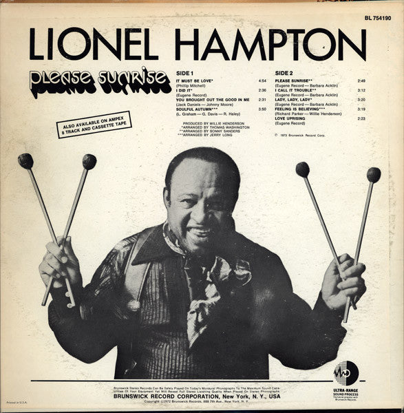 Lionel Hampton - Please Sunrise - LP