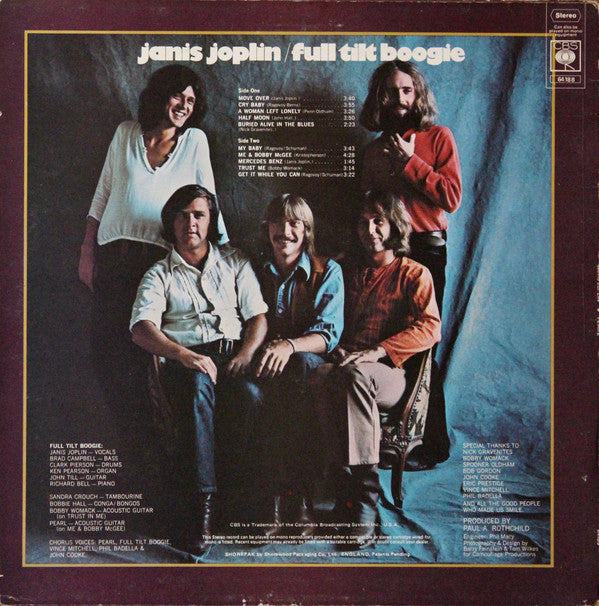 Janis Joplin - Pearl - LP