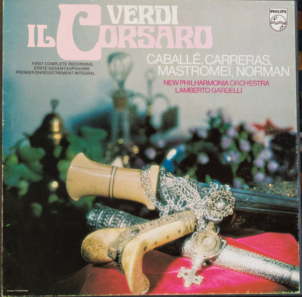 Verdi* - Caballé*, Carreras*, Mastromei*, Norman*, New Philharmonia Orchestra, Lamberto Gardelli - Il Corsaro - LP