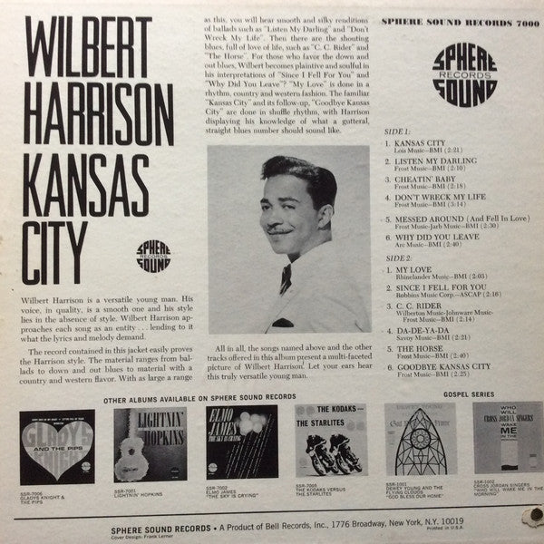 Wilbert Harrison - Kansas City - LP