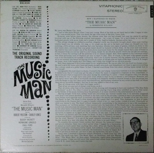 Meredith Willson - The Music Man • Original Soundtrack - LP