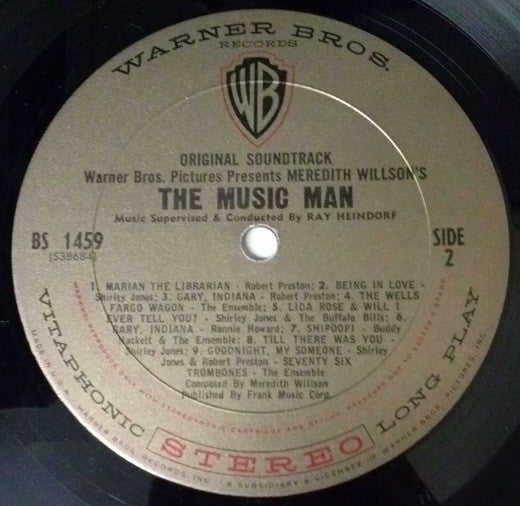 Meredith Willson - The Music Man • Original Soundtrack - LP