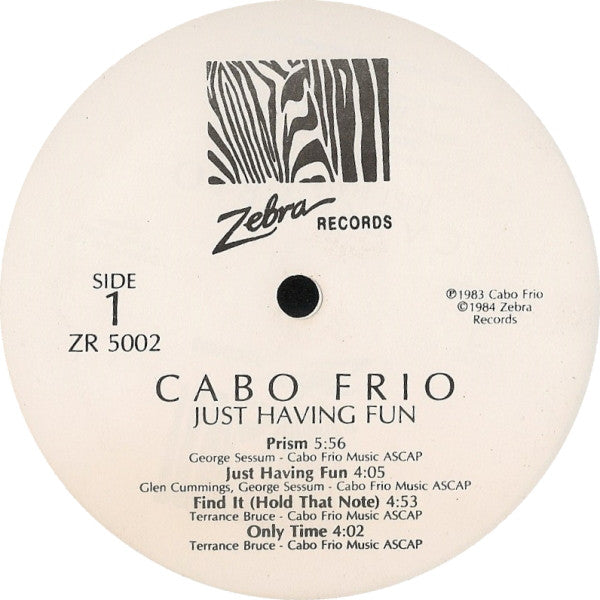 Cabo Frio - Just Having Fun - LP