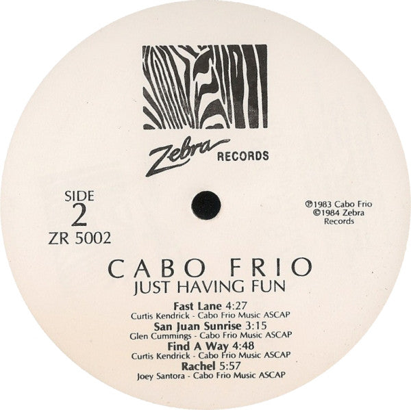 Cabo Frio - Just Having Fun - LP