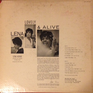 Lena* - Lovely And Alive - LP