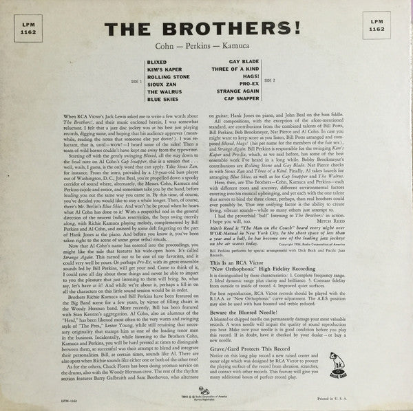 Cohn*, Perkins*, Kamuca* - The Brothers ! - LP