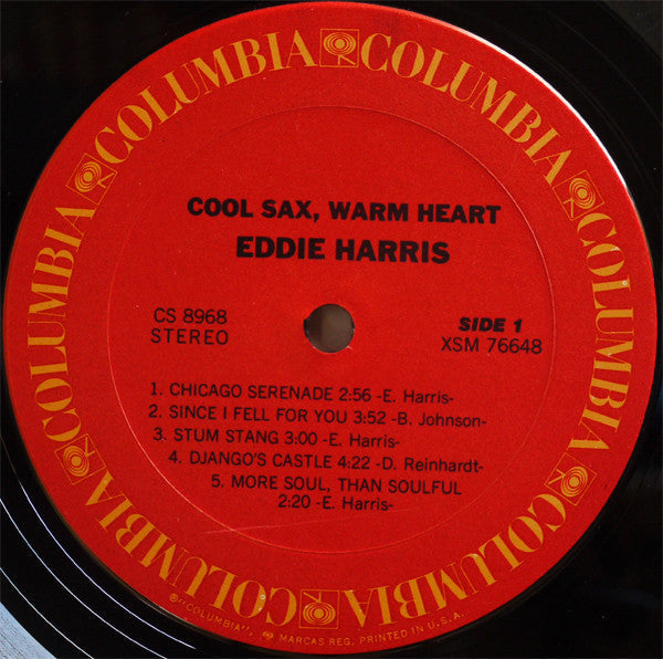 Eddie Harris - Cool Sax Warm Heart - LP