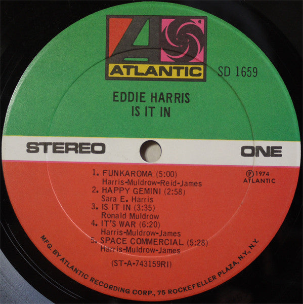 Eddie Harris - Is It In - LP