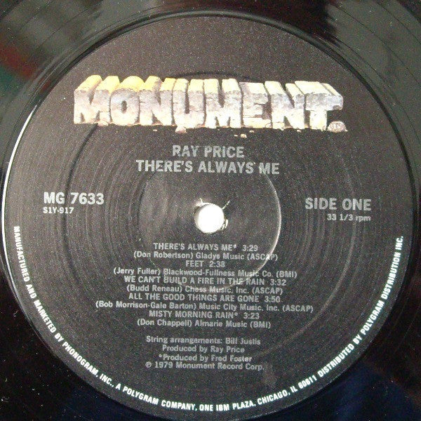 Ray Price - There's Always Me - LP