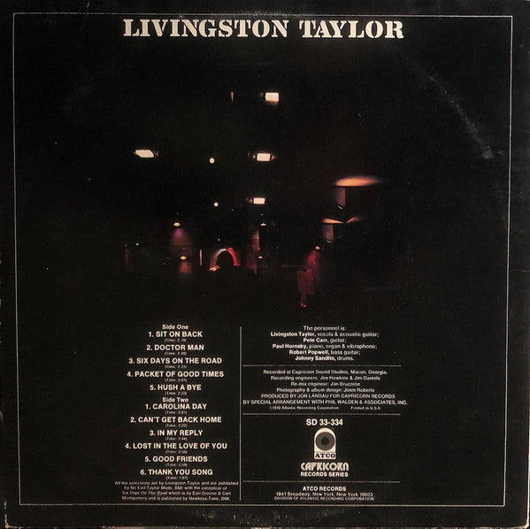 Livingston Taylor - Livingston Taylor - LP