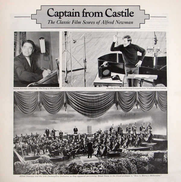 Charles Gerhardt, National Philharmonic Orchestra - Captain From Castile - The Classic Film Scores Of Alfred Newman - LP