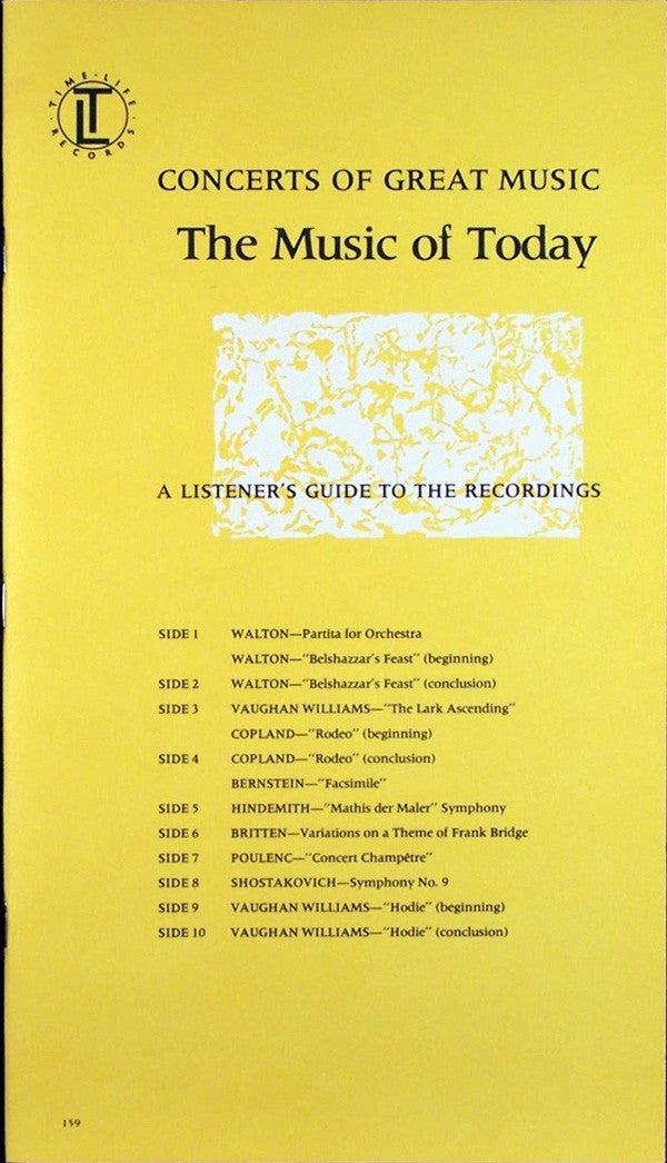 Various - The Music Of Today - Concert - LP