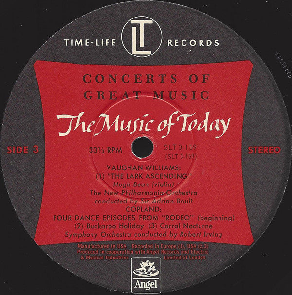 Various - The Music Of Today - Concert - LP