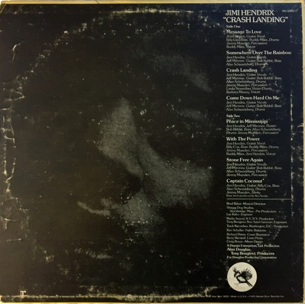 Jimi Hendrix - Crash Landing - LP