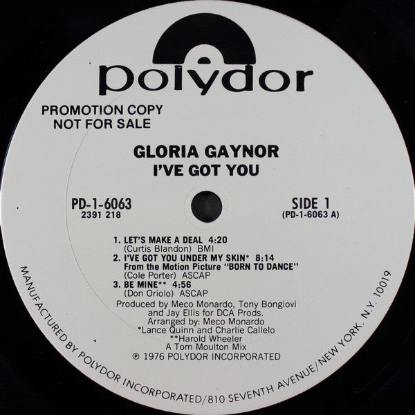 Gloria Gaynor - I've Got You - LP