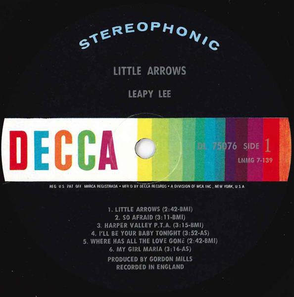 Leapy Lee - Little Arrows - LP