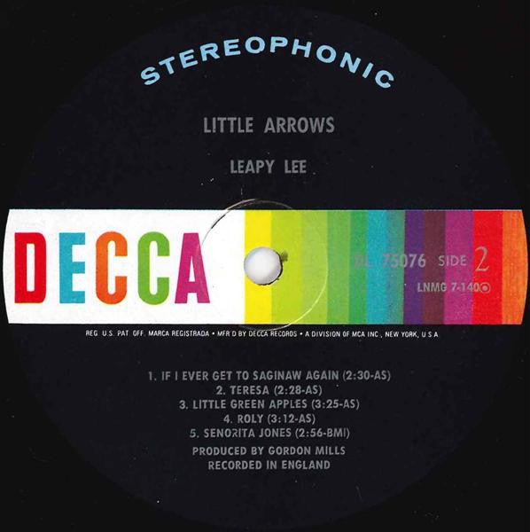 Leapy Lee - Little Arrows - LP