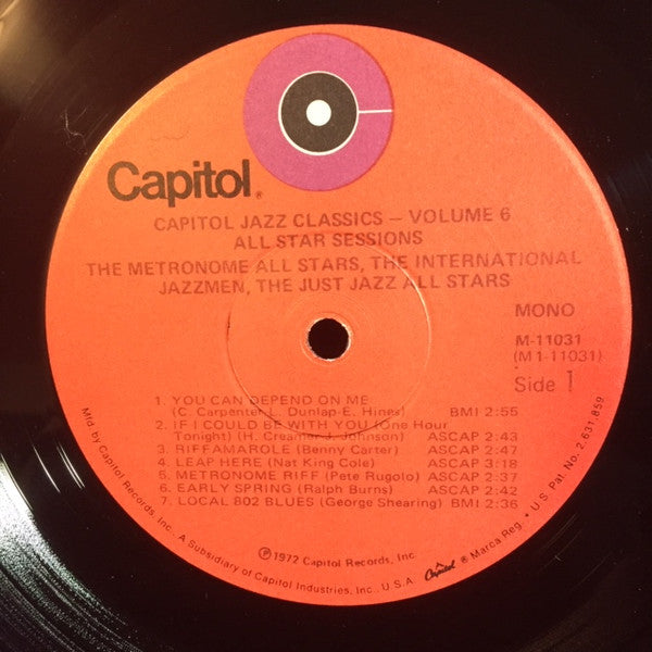 Various - All Star Sessions - LP