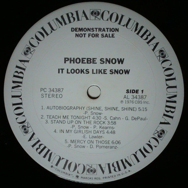 Phoebe Snow - It Looks Like Snow - LP
