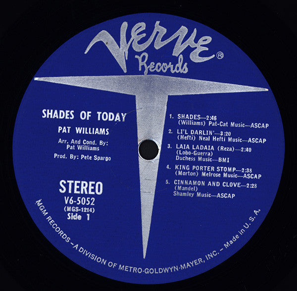 Pat Williams* - Shades Of Today - LP