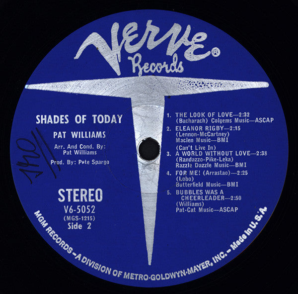 Pat Williams* - Shades Of Today - LP