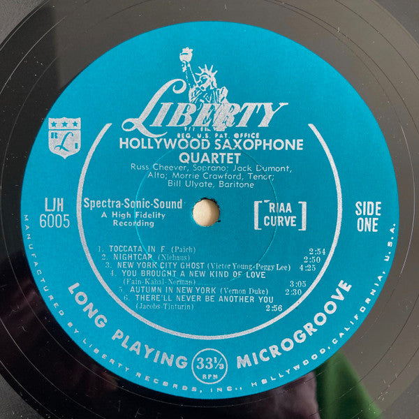 Hollywood Saxophone Quartet - Jazz In Hollywood - LP