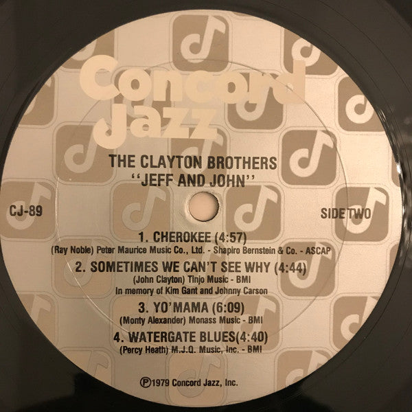 The Clayton Brothers - Jeff & John - LP