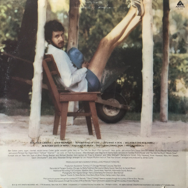 Ben Sidran - Free In America - LP