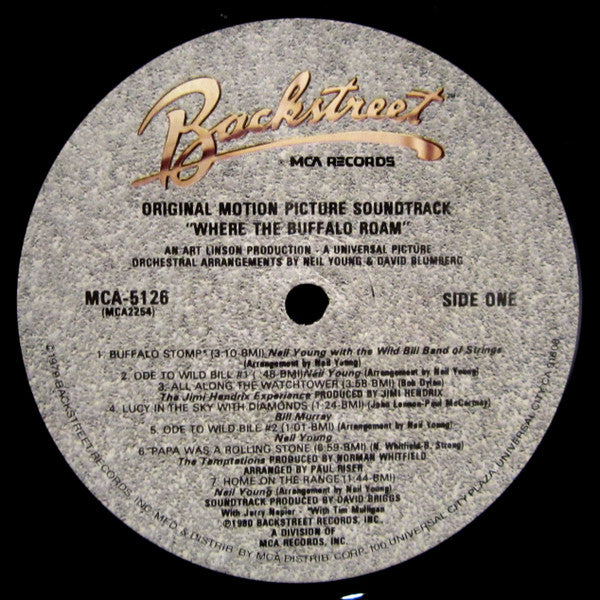 Various - The Original Movie Soundtrack · Where The Buffalo Roam - LP