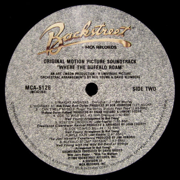 Various - The Original Movie Soundtrack · Where The Buffalo Roam - LP