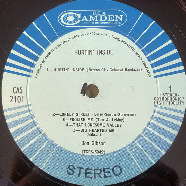 Don Gibson - Hurtin' Inside - LP
