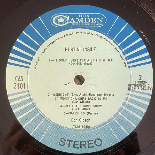 Don Gibson - Hurtin' Inside - LP