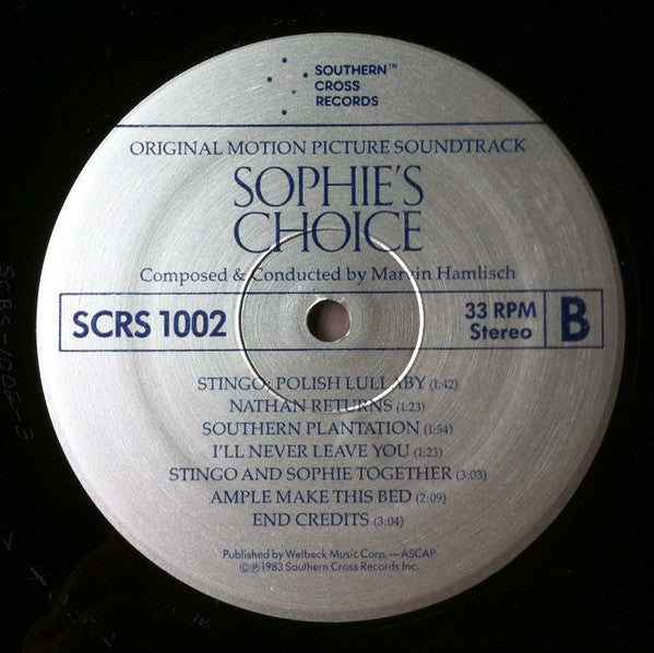 Marvin Hamlisch - Sophie's Choice (Original Motion Picture Soundtrack) - LP
