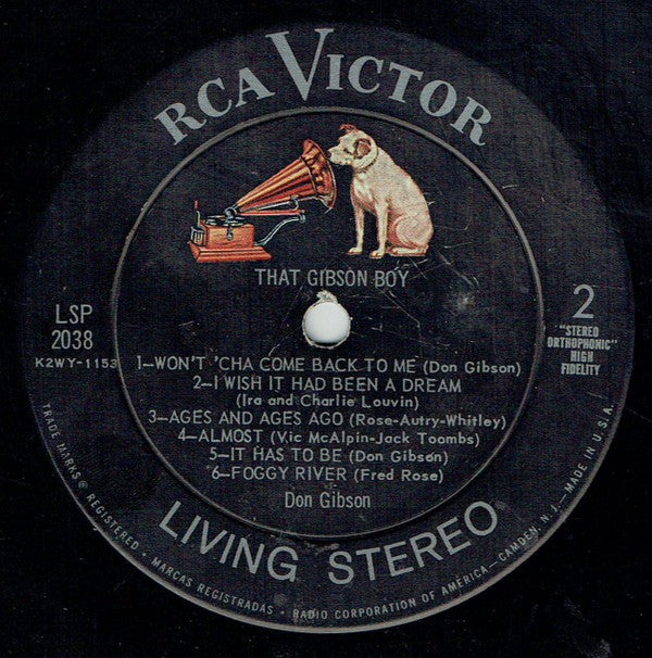 Don Gibson - That Gibson Boy - LP