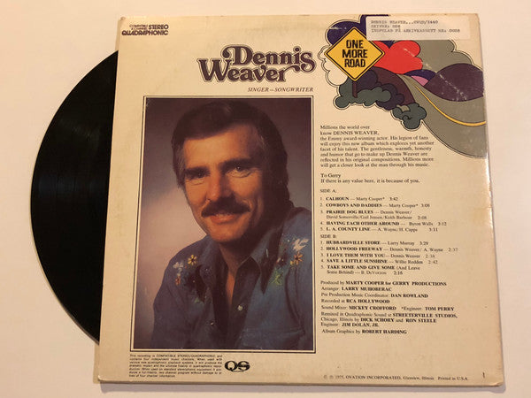 Dennis Weaver - One More Road - LP