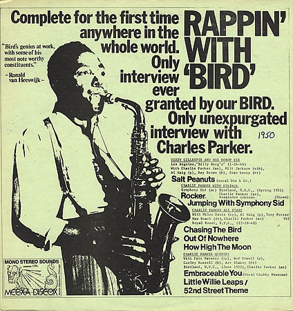 Charlie Parker - Rappin' With Bird - LP