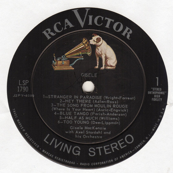 Gisele MacKenzie With Axel Stordahl And His Orchestra* - Gisele - LP